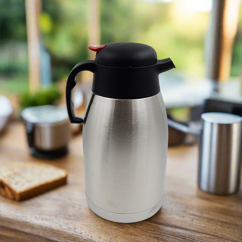 Premium Steel Thermos with Handle and Push Button (2 Ltr.)