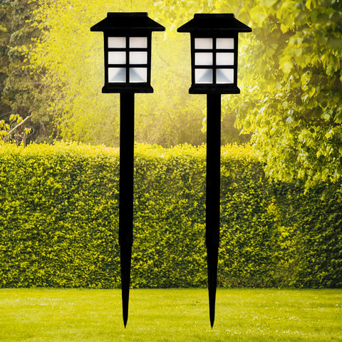 13021 Solar Garden Lights, Outdoor Solar Landscape Lights, Waterproof Outdoor Solar Lights Walkway for Patio, Lawn, Yard, and Landscape (Pack of 2)