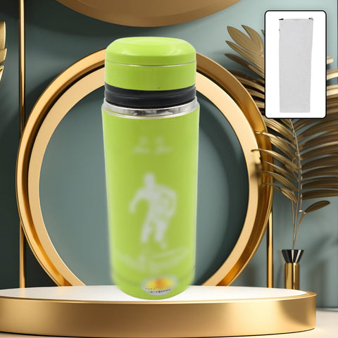 12767 Stainless Steel Water Bottle Leak Proof, Rust Proof, Hot & Cold Drinks, Gym Sipper BPA Free Food Grade Quality, Steel fridge Bottle For office / Gym / School (300 ML Approx)