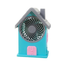 4799 Mini House Fan House Design Rechargeable Portable Personal Desk Fan For Home , Office & Kids Use (Battery Not Include)