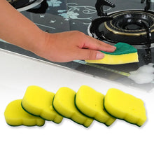 Heavy Duty Scrub Sponge, Non-Scratch Super Absorbent Cleaning Kitchen Sponges, Sponge Scourers Multi-Use for Kitchen, Bathroom, Furniture, Dishes & Steel Wash