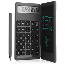 6739 Foldable Calculator With 6 Inch LCD Tablet Digital Drawing Pad Stylus Pen Erase Button Lock Function Smart Calculator   -01