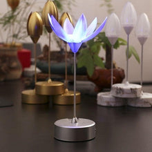 13074 Lotus Flower Lamp with Music, Touch Open and Close, USB Rechargeable (1 Pc / Only One Color)