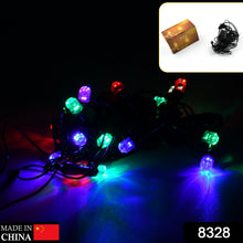 8328 3Mtr Home Decoration Diwali & Wedding LED Christmas String Light Indoor and Outdoor Light ,Festival Decoration Led String Light, Multi-Color Light 8mm (15L 3 Mtr)