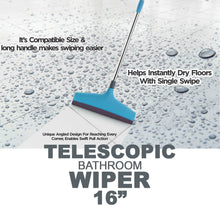 8709A Adjustable Bathroom/Floor Stainless Steel Rod Wiper, Plastic Floor Wiper 