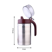 8126 Oil Dispenser Stainless Steel with small nozzle 500ML Oil Container. 