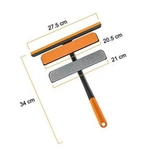 6087 3 in 1 Glass Wiper used in all kinds of household and official places for cleaning and wiping of floors, glasses and dust etc. 