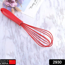 2930 Manual Whisk Mixer Silicone Whisk, Cream Whisk, Flour Mixer, Rotary Egg Mixer, Kitchen Baking Tool. 