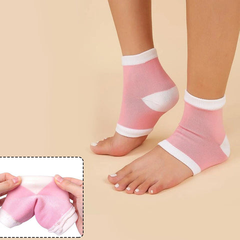 6627 Open Toe Socks for Dry Hard Cracked Skin Moisturizing While You Sleep. 