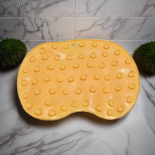 8549 Silicone Bath Massage Cushion with Suction Cup, Shower Foot Scrubber Brush Foot Bath Mat Scrubber, Anti-Slip Exfoliating Dead Skin Massage Pad Lazy Wash Feet Bathroom Mat