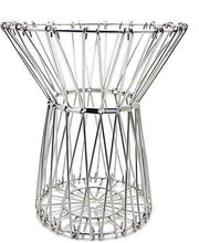 3040 Multipurpose Fruit Basket Stainless Steel Wire Bowl Foldable Basket for Vegetable / Fruits / Dining 