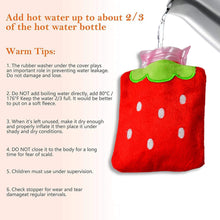 Strawberry Design Relief: Mini Hot Water Bag for Neck & Shoulders