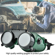 417 Welding Goggles (Dark Green, Large) 