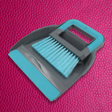 7763  Plastic Cleaning Broom Brush and Dustpan Set Desktop Broom Sweep Cleaning Brush Dust Pan Car Keyboard Cleaning Household Dust Pan (1 Set)