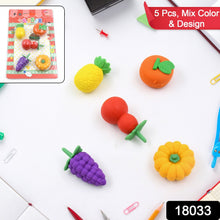 18033 3D Mix Design Fancy & Stylish Colorful Erasers, Mini Eraser Creative Cute Novelty Eraser for Children Different Designs Eraser Set for Return Gift, Birthday Party, School Prize (1 Set)