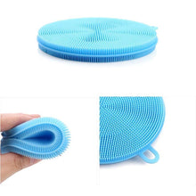 1344 Silicone Dish Scrubber Sponge Mildew Free, Non Stick, Heat Resistant 