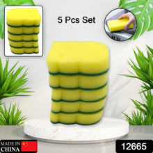 Heavy Duty Scrub Sponge, Non-Scratch Super Absorbent Cleaning Kitchen Sponges, Sponge Scourers Multi-Use for Kitchen, Bathroom, Furniture, Dishes & Steel Wash