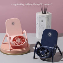 4814 Portable Mobile Phone Holder Fan  Personal Fan Multi- Function Fan Handheld Charging Fan (Battery Not Include)